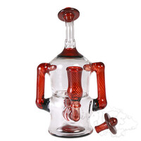 IL Glass Klein Cycler w/Carb Cap