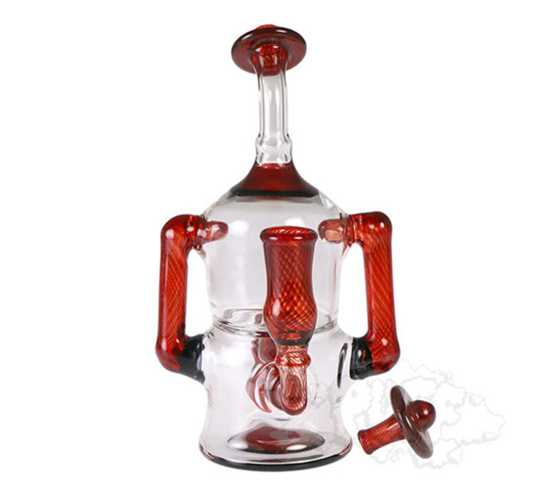 IL Glass Klein Cycler w/Carb Cap