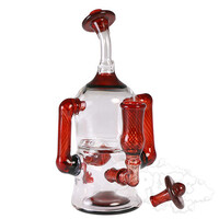 IL Glass Klein Cycler w/Carb Cap