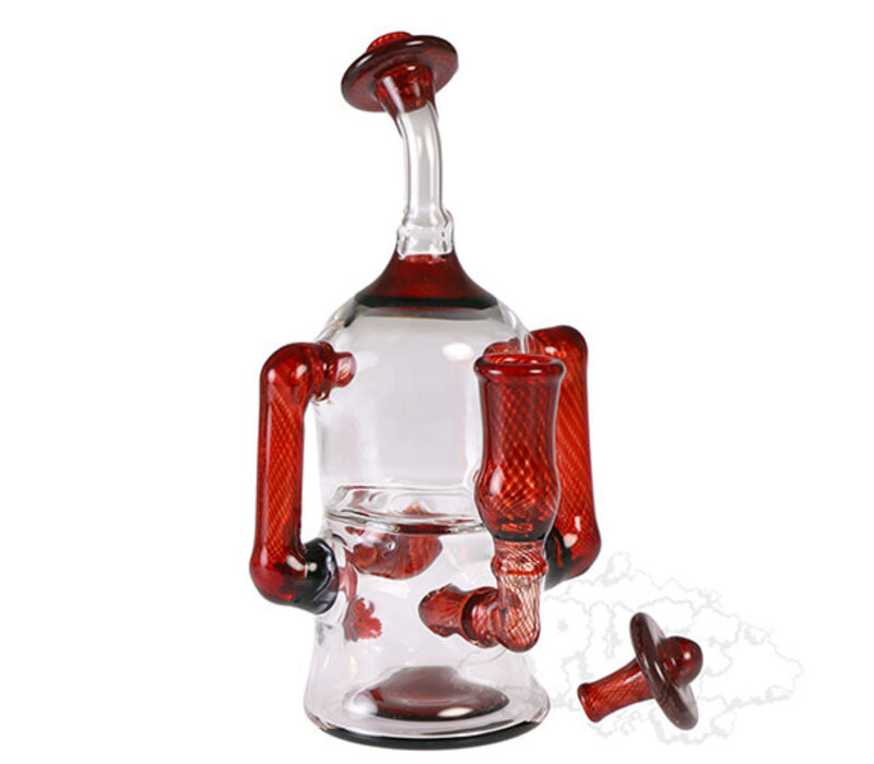 IL Glass Klein Cycler w/Carb Cap