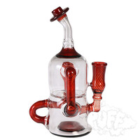 IL Glass Klein Cycler w/Carb Cap