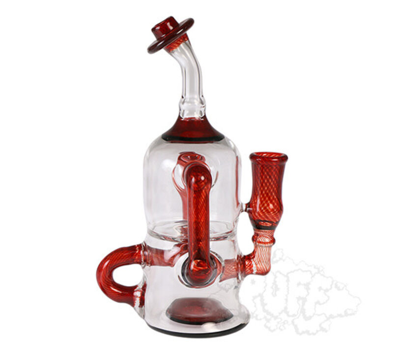 IL Glass Klein Cycler w/Carb Cap