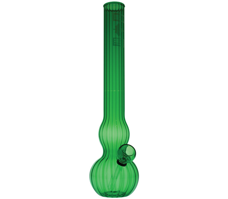 Hi Guy Ribbed Bong - Green