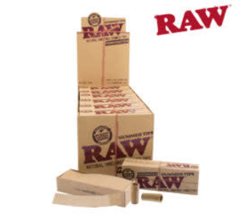 Raw Tips - Gummed Perforated Single 33/Pack