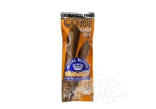 Royal Blunts Hemparillo Single Pack - Hemparillo Tobacco-Free Cones – Mango Haze
