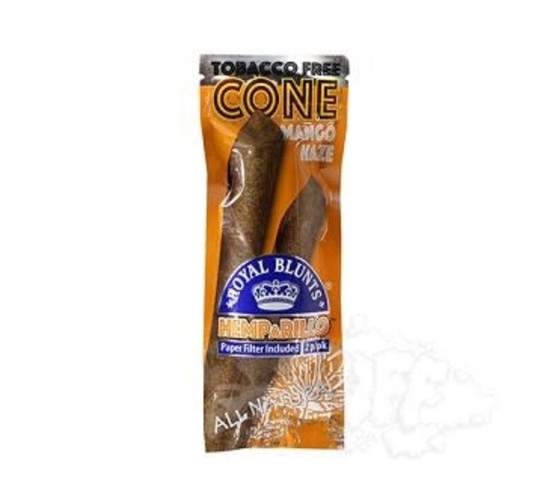 Single Pack - Hemparillo Tobacco-Free Cones – Mango Haze