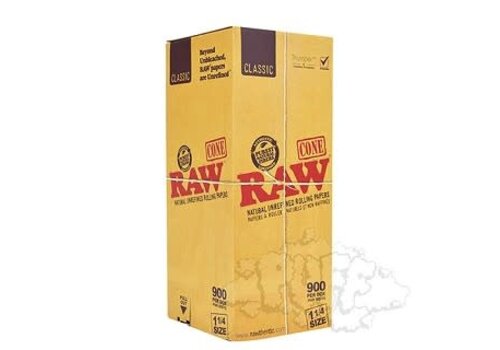 Raw Raw Classic Cones 1.25" - 900 Pack