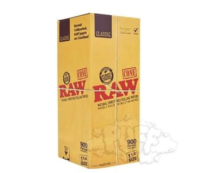 Raw Classic Cones 1.25" - 900 Pack