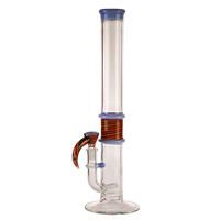 Solid Flow Glass Straight Tube