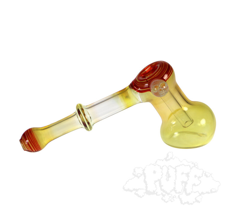 Glass Distractions Hammer Bubbler w/ Skull