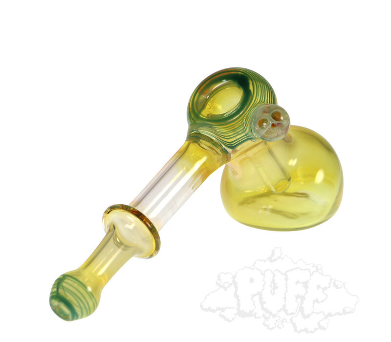 Glass Distractions Hammer Bubbler w/ Skull