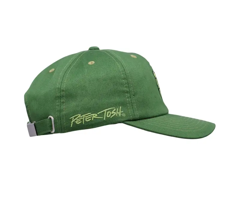 Grassroots Peter Tosh Lion Statue Olive Dad Hat OSFM