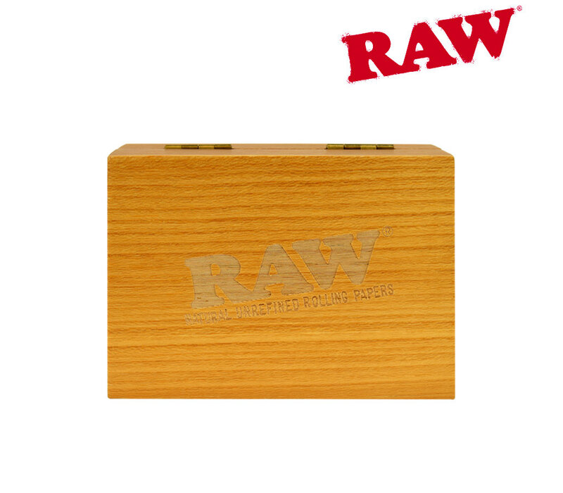 Raw Teakwood Deluxe Smokers Box