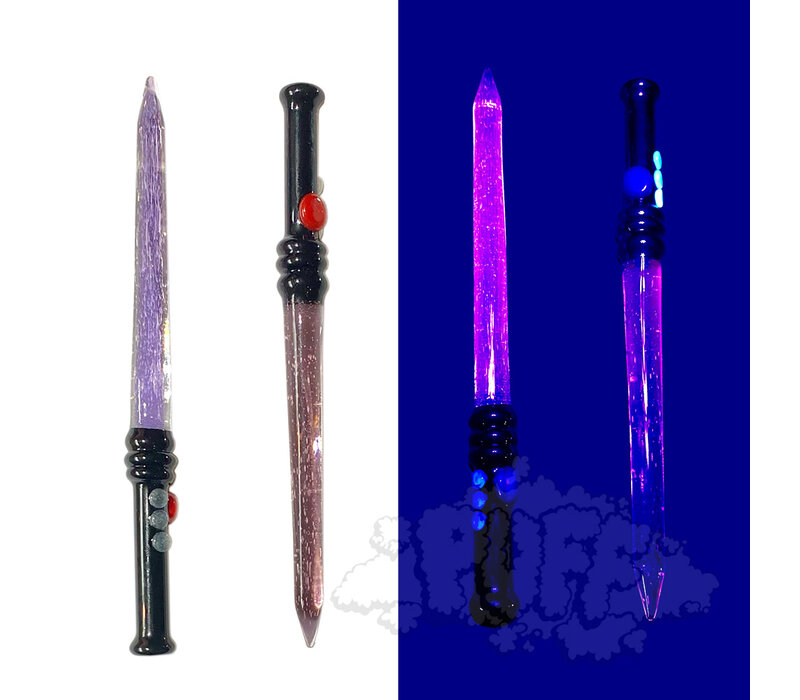 Jam Bear Glass UV Dabber - Purple