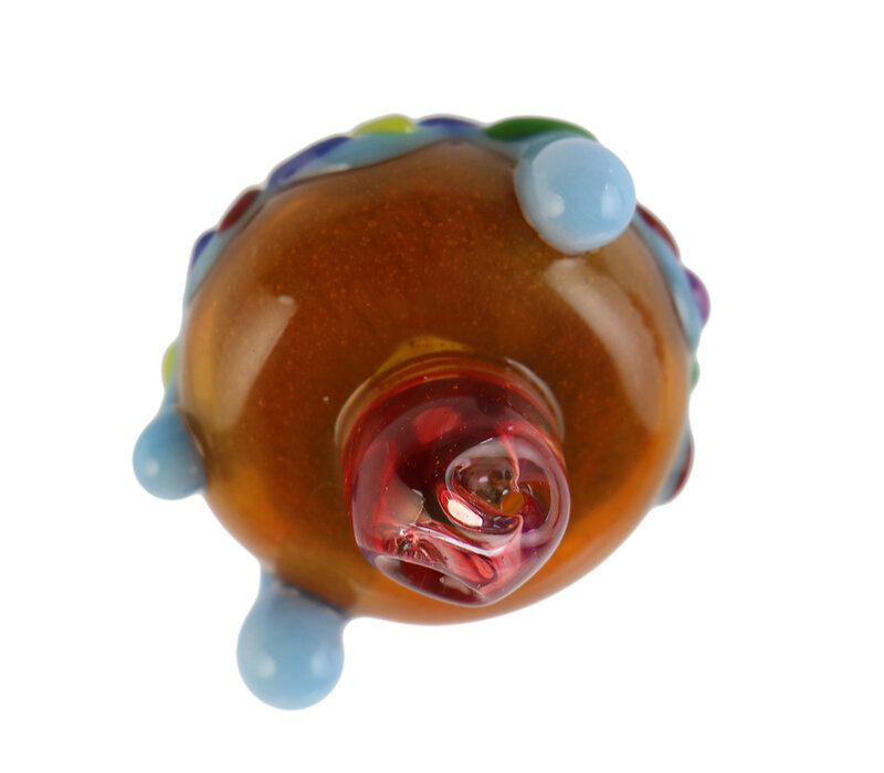 Jam Bear Glass Donut Carb Cap