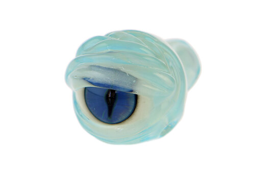 Jam Bear Glass Jam Bear Glass Carved Eyeball Spinner Cap