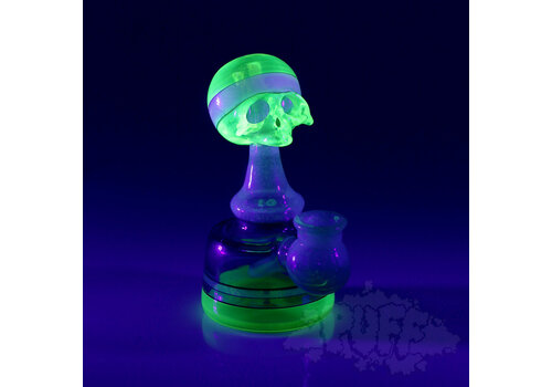 3Dot Blaine Glass 3dotblaine Skull UV Mini Tube