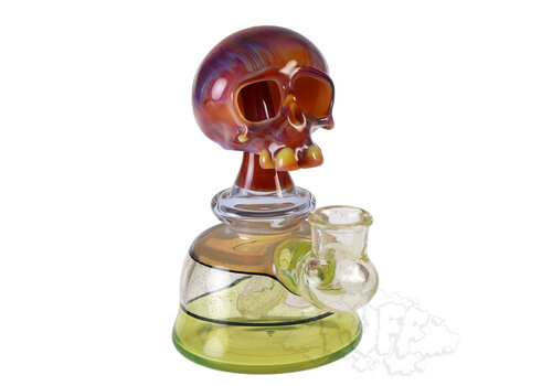 3Dot Blaine Glass 3Dotblaine Skull  UV Mini Tube