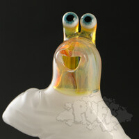 Browski Glass Two Friends With Head In The Clouds