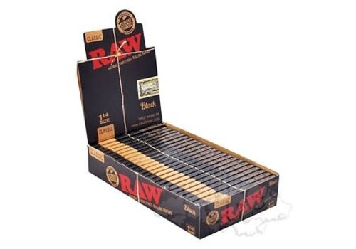 Raw Raw Black 1¼ - 24 Packs/Box