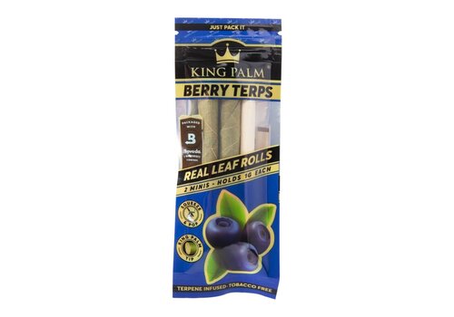 King Palm King Palm 2 Mini Slow Burning Rolls - Berry Terps