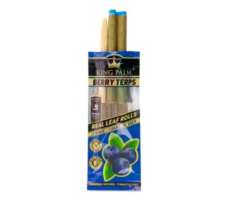 King Palm 2 Mini Slow Burning Rolls - Berry Terps