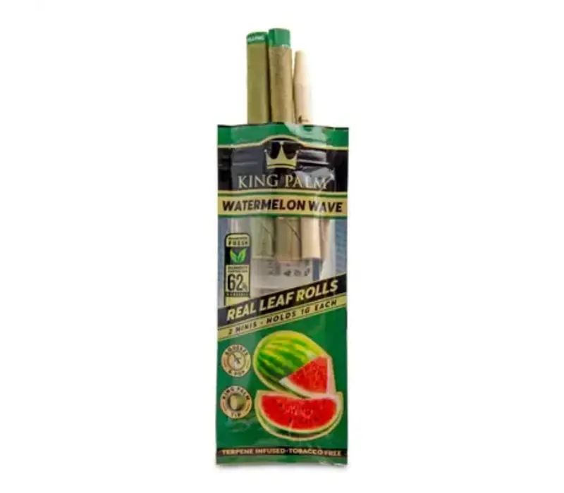 King Palm 2 Mini Slow Burning Rolls - Watermelon Wave