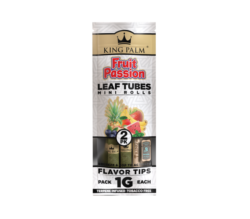 King Palm 2 Mini Slow Burning Rolls - Fruit Passion