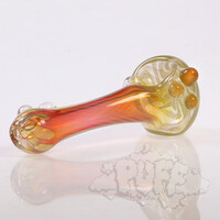 Eckardt Glass Twisted Spoon With Dots