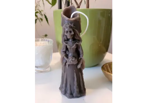 Eastvan Bees Eastvan Bees Skeleton Bride Candle