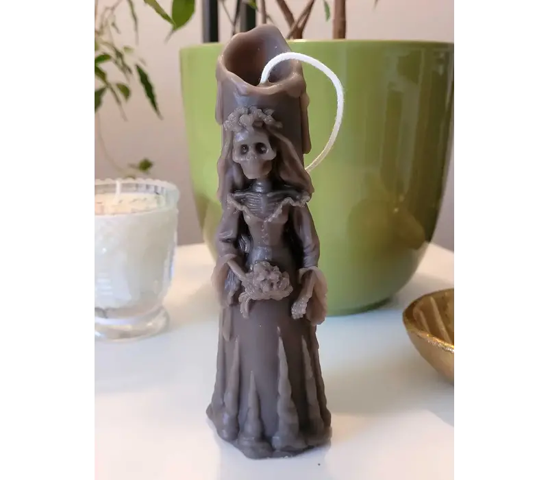 Eastvan Bees Skeleton Bride Candle