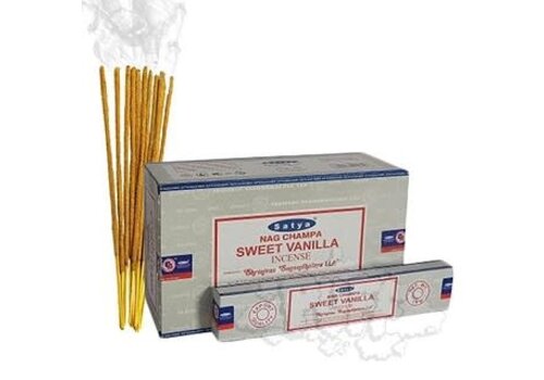Satya Satya Incense - 15g Sweet Vanilla single
