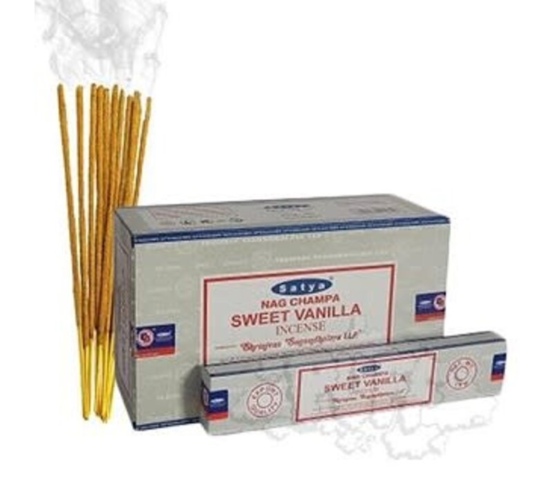 Satya Incense - 15g Sweet Vanilla single