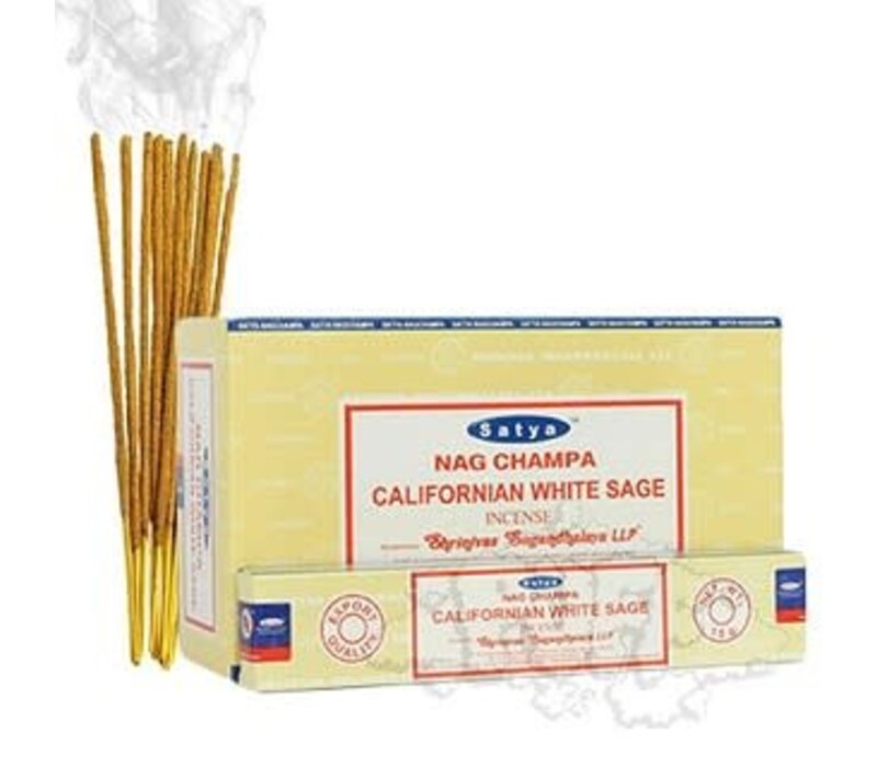 Satya California White Sage 15g 12 Packs/Box