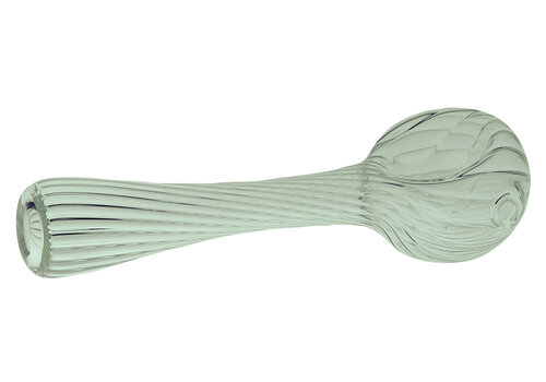 Hi Guy Hi Guy Clear Ribbed Hand Pipe