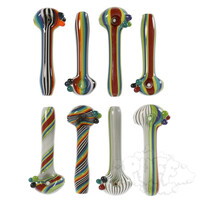 Mimzy Glass Linework Spoon Pipe
