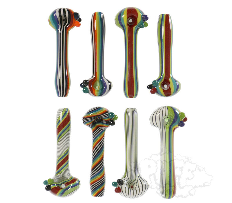 Mimzy Glass Linework Spoon Pipe