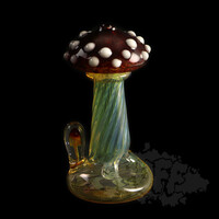 Eckardt Glass Stand Up Mushroom Pipe