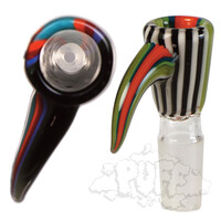 Mimzy Glass Linework Martini Bowl w/ single-hole screen 14mm
