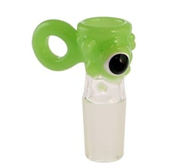 Browski Glass Looped iBowl 19mm w/ 4-hole Built-in Screen
