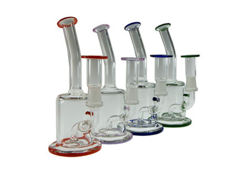 Full Zirkl Glass Mini Fat Can 14mm Dome - White
