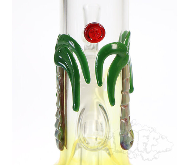 Glass Distractions Palm Tree Fumed Tube