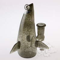 Kahuna Glass Frit Shark Bong - Portland Grey