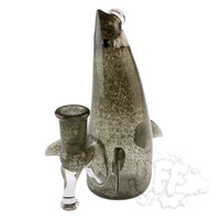 Kahuna Glass Frit Shark Bong - Portland Grey