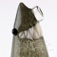 Kahuna Glass Frit Shark Bong - Portland Grey