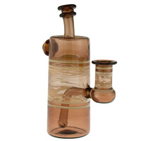 Nish Sienna / Pumpkin Double Rewag Bottle Tube W/14mm Banger Hanger