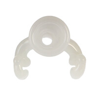 Kirill Glass White  Knockout Bowl On  White Joint