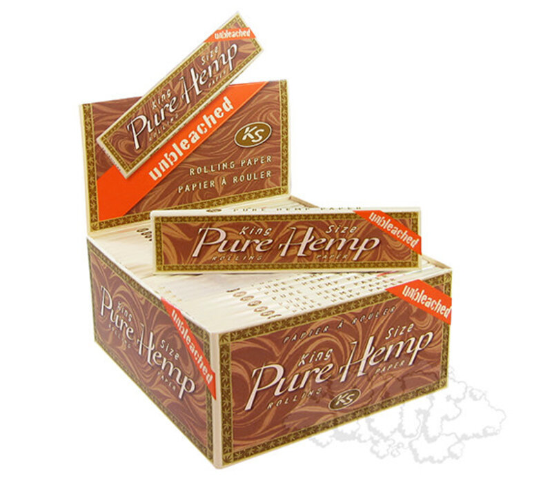 Pure Hemp Unbleached KS 33/Pack 50 Packs/Box