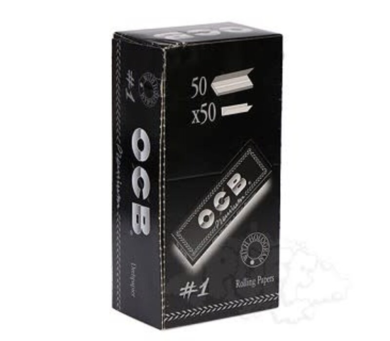 OCB Black Premium SW Papers 50/Pack 50 Packs/Box