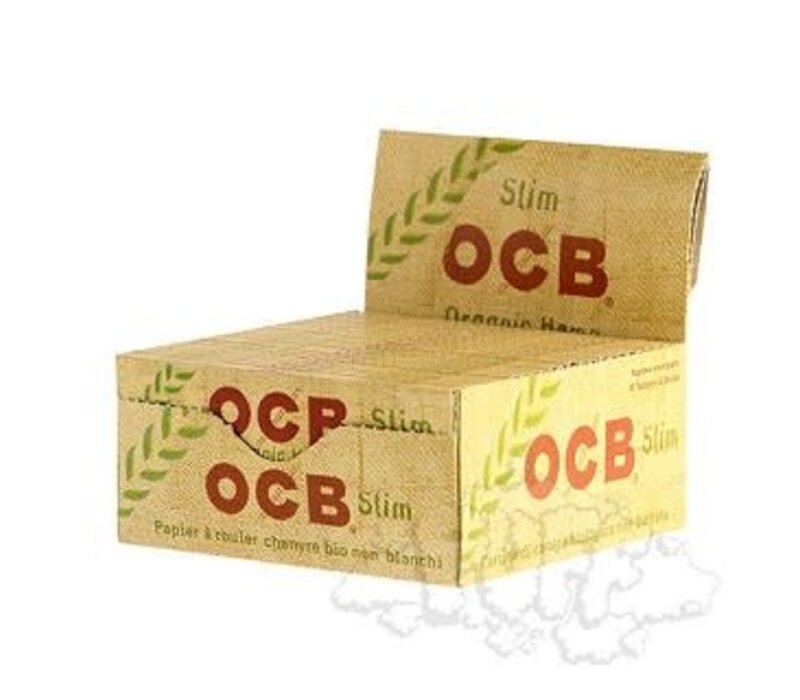 OCB Organic Unbleached Hemp KS 32/Pack 50 Packs/Box
